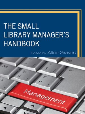 cover image of The Small Library Manager's Handbook